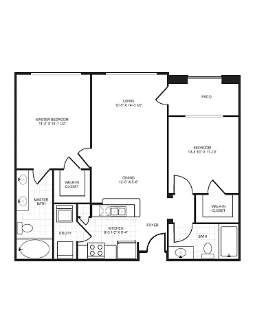 Floor plan B3