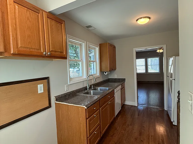 VIEW FROM EAT-IN KITCHEN AREA