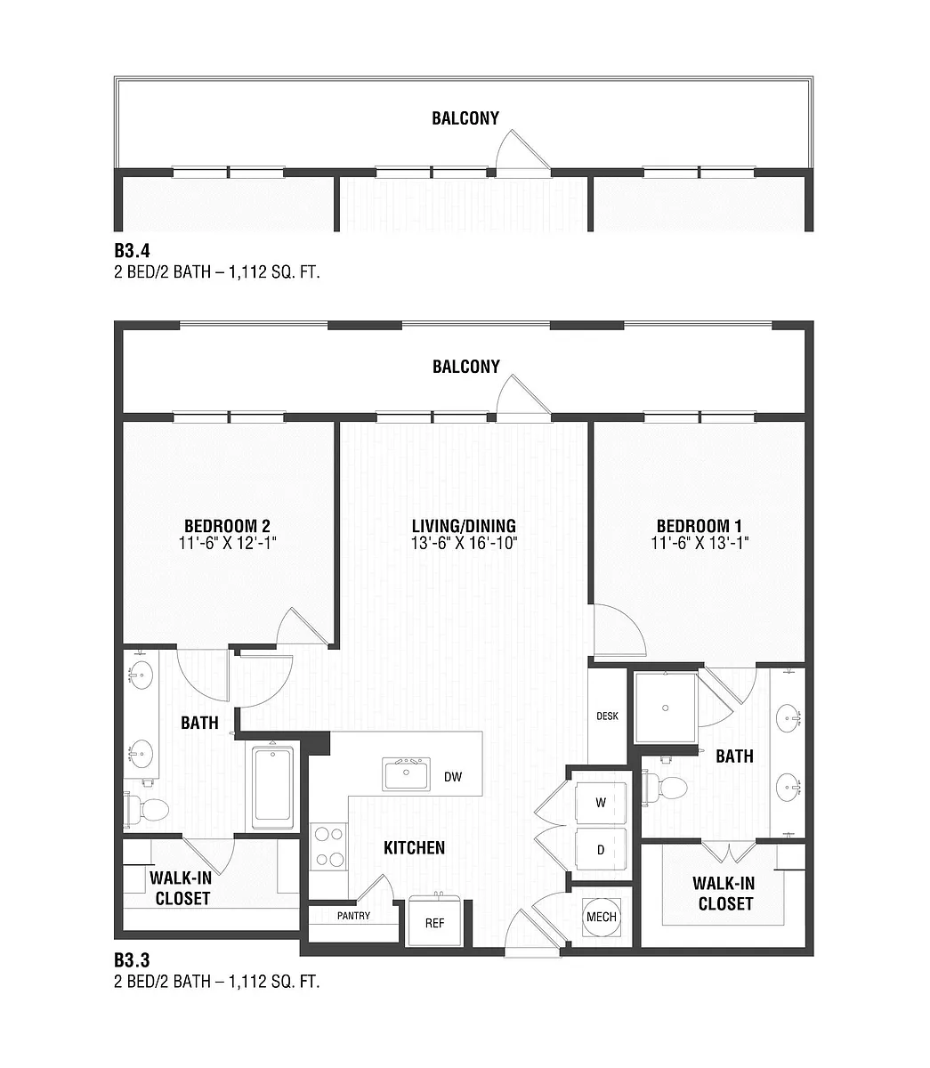 Floor plan B34