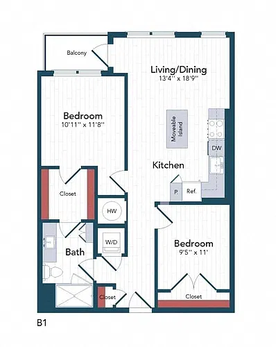 Floor plan B1