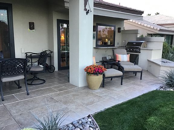 Upgraded patio