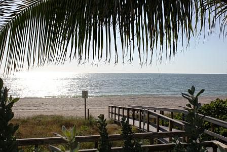 Just a few steps to the beach.