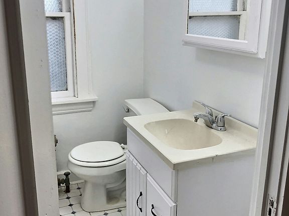 Bathroom and bathtub