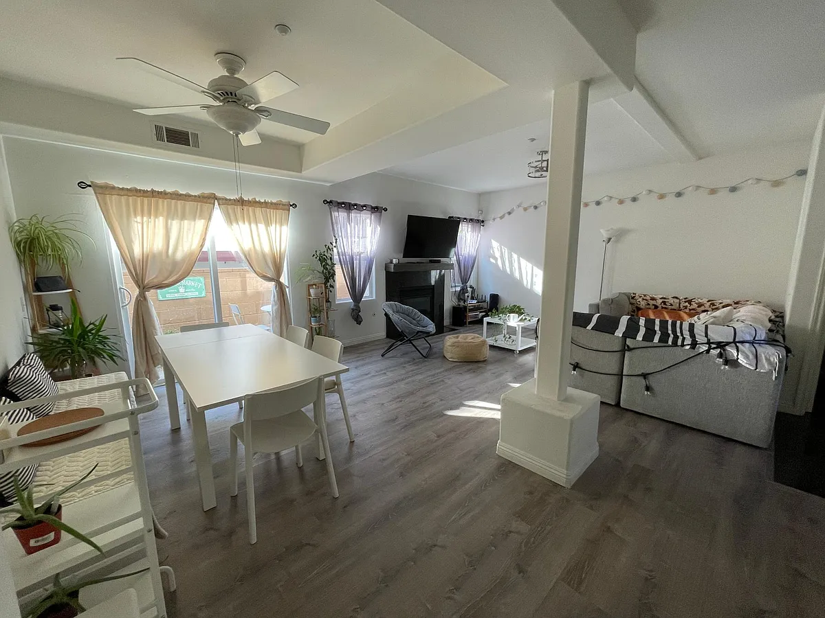 Living Room (staged) - 2418 Mohawk St #5