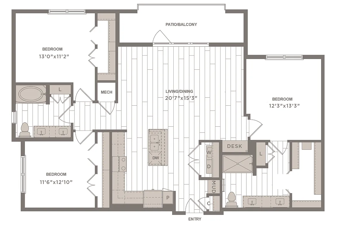 Floor plan C1