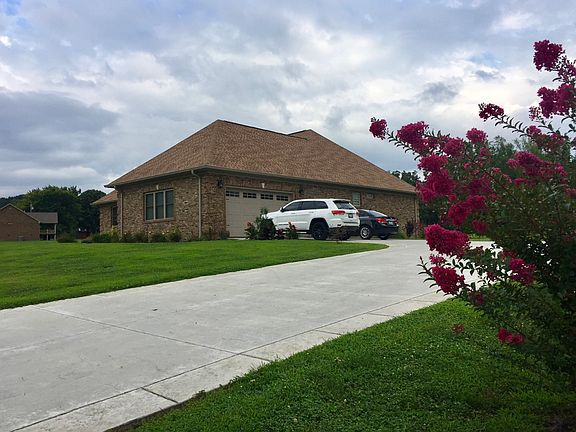 Stamped concrete drive