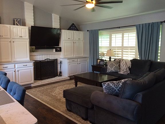 Living Room with Built Ins