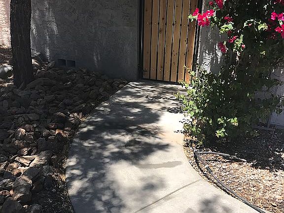 Front Yard- Side Gate
