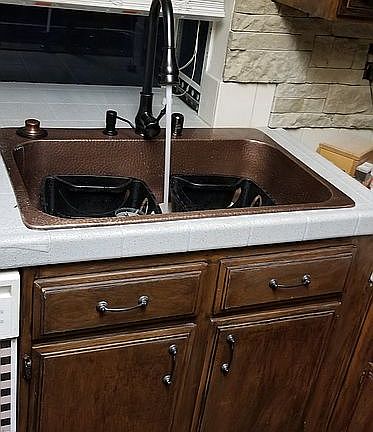 kitchen remodel copper sink 