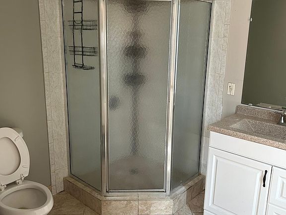 Bathroom with standing shower