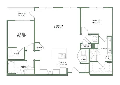 Floor plan B2