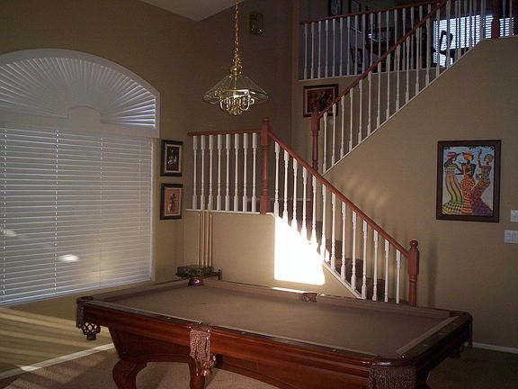wood staircase to loft