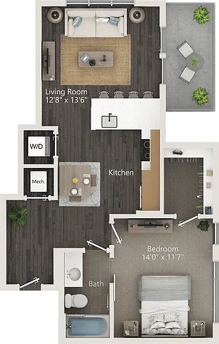 Floor plan A6