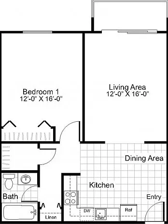 1 BED / 1 BATH 1 BED / 1 BATH
