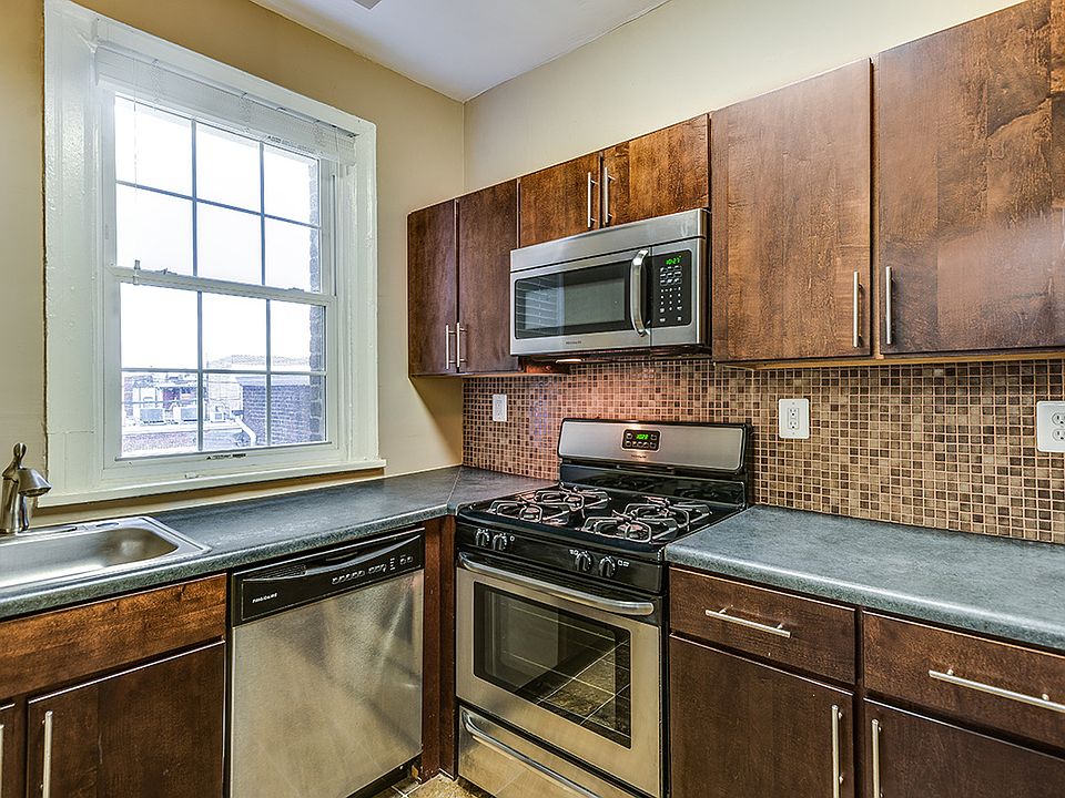 Renovated kitchen with stainless steel appliances