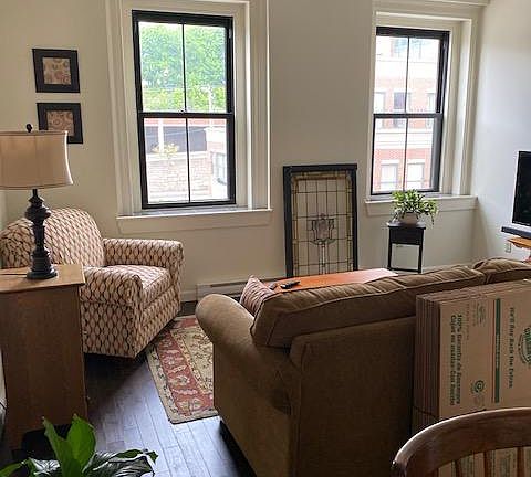 View of Living room from Dining nook