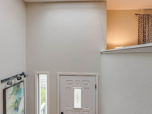 Bright entry with huge skylight