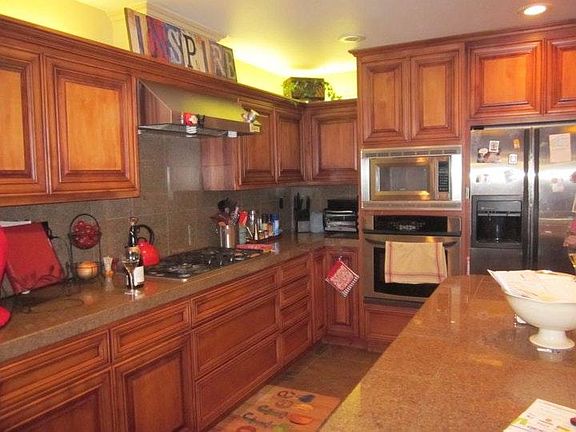 Beautiful kitchen with stainless steel appliances