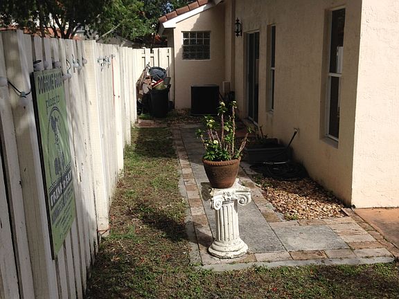 North patio area