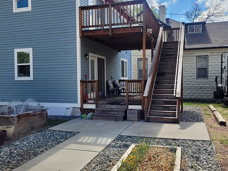 entry and deck