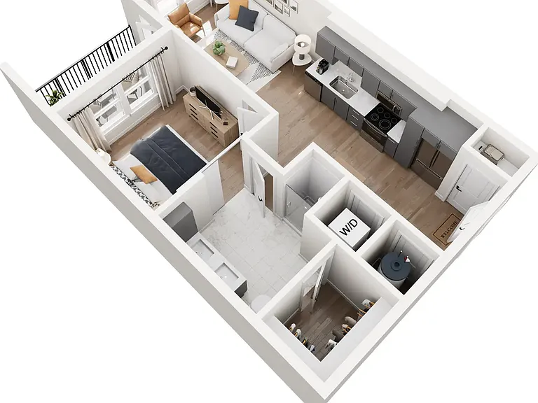 A6 | 1 Bed 1 Bath | The Westerly | Apartments in Millcreek, Utah A6 | 1 Bed 1 Bath | The Westerly | Apartments in Millcreek, Utah