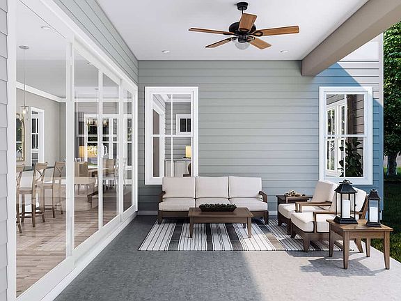 McLean South Shore Plan 6 Covered Outdoor Living Space