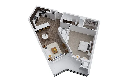 Floor plan Huron