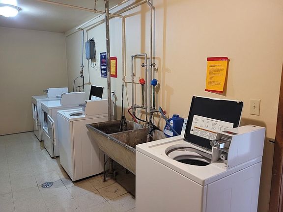 Laundry room- Coin operated washers and dryers