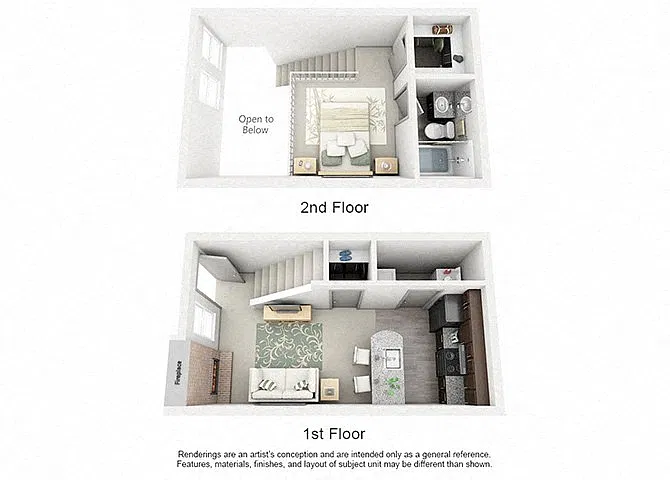 Floor plan A1 - Townhome