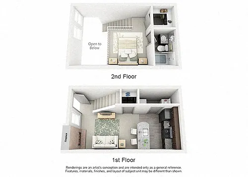 Floor plan A1 - Townhome