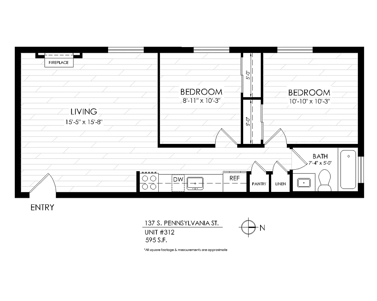 Floor plan 2 Bedroom