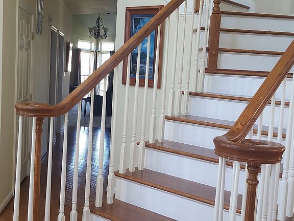 Stairs in entryway