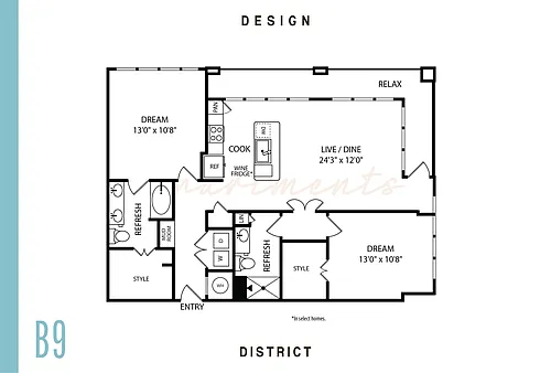 Floor plan B9