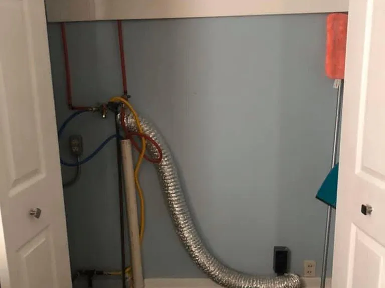 washer/dryer area.