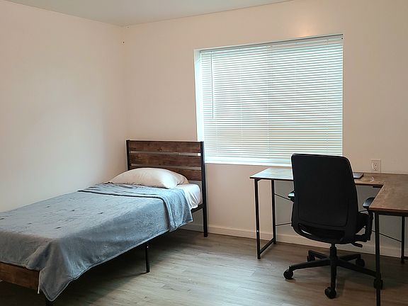 View of bedroom, taken at entrance.
