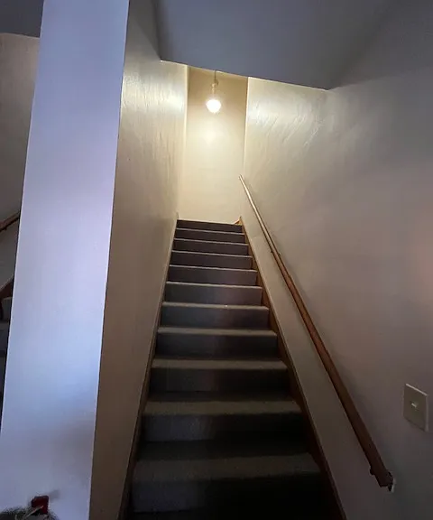 Front inside view up to apartment