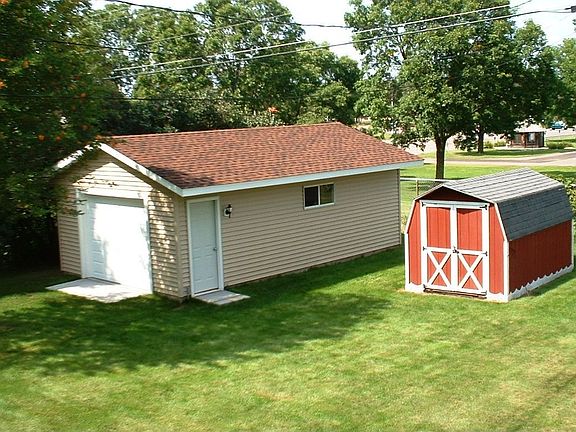 Additional garage and shed