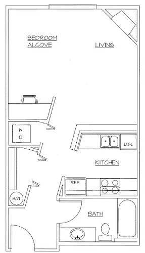 Floor plan Studio