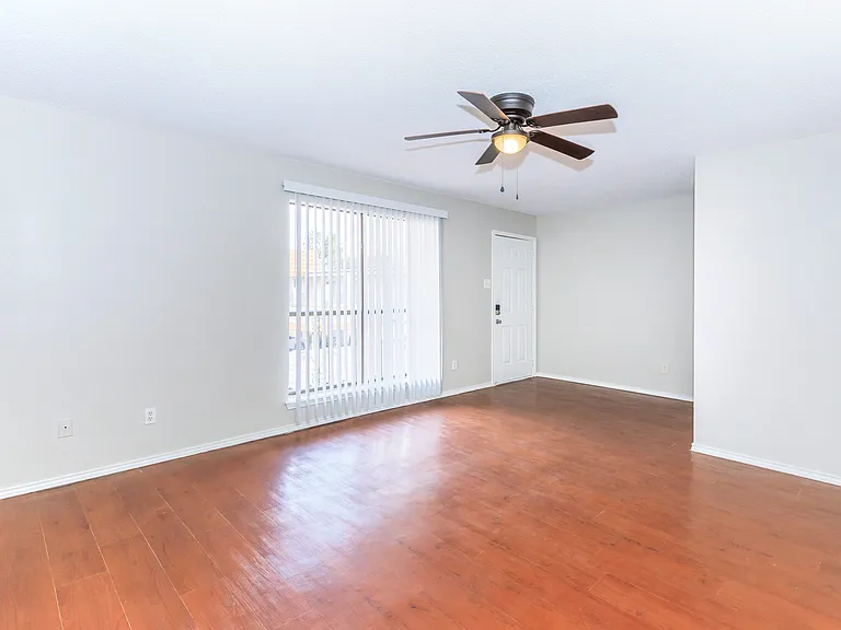 Living area to our 1 bedroom apartment