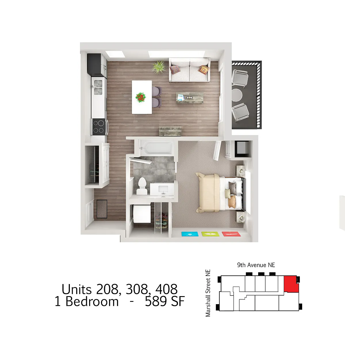 Floor plan East Bank