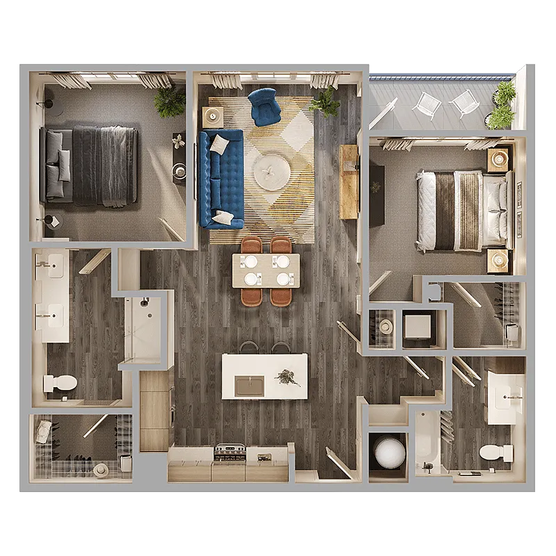 Floor plan B2