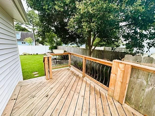 To backyard
