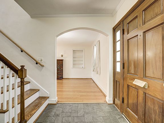 Foyer, staircase, living room