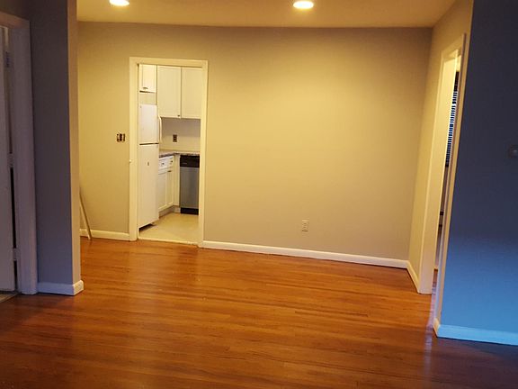 looking from living room toward kitchen
