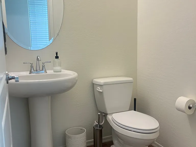2nd floor half bathroom.