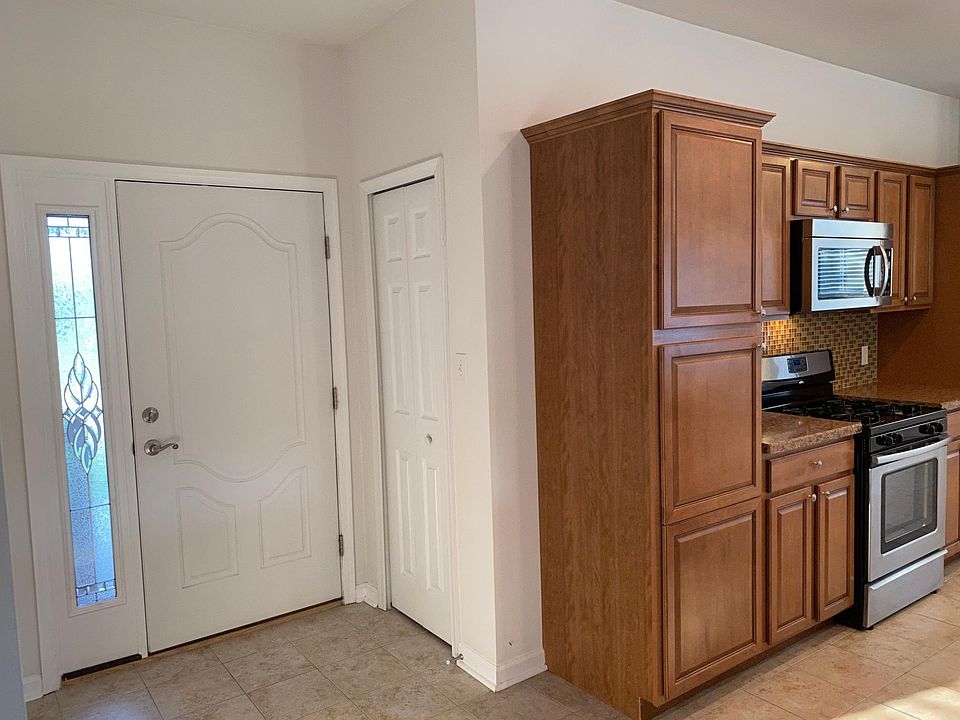 front door and foyer