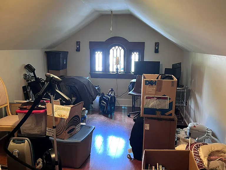 Upstairs bedroom #3. Currently storage