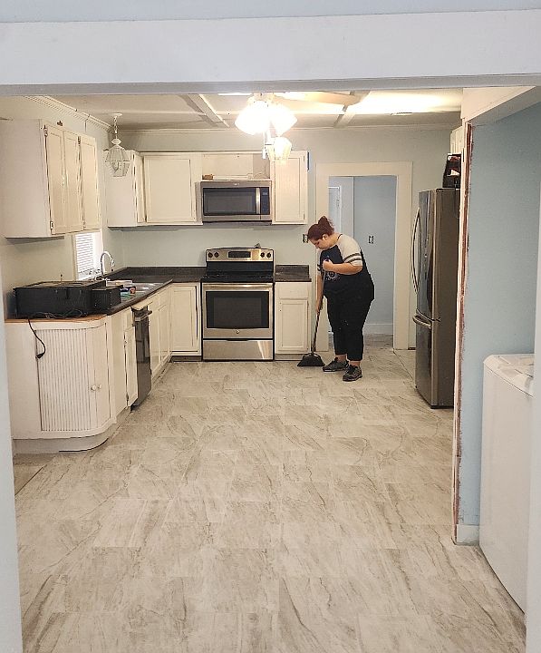 New Kitchen with beautiful tile flooring
