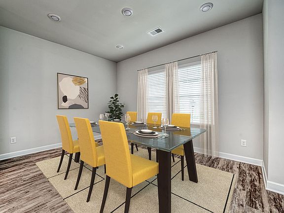 Enjoy family meals in the spacious dining area.