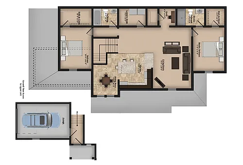 Floor plan Upper Apartment